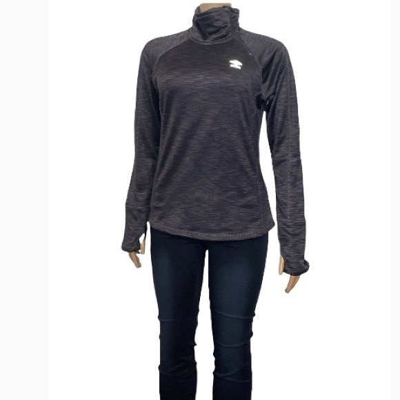 Umbro Top Fleece-Lined 1/4 Zip performance base layer thumb hole Size M - Picture 9 of 11